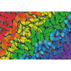 Wood Craft: Regenbogen-Schmetterlinge Holzpuzzle 500+1 Stück - Trefl Bild 3