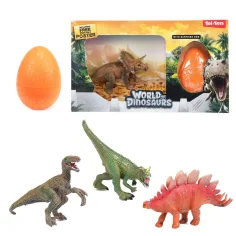 World of Dinosaurs Dinosaurier-Figur mit Überraschungsei Bild 2
