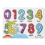 Zahlen Holzpuzzle mit Griffen - Melissa &amp; Doug