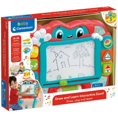 Zeichne und lerne interaktives, abwischbares Zeichenbrett mit Ton - Clementoni Baby