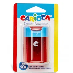 Zylindrischer Spitzer mit zwei Löchern - Carioca
