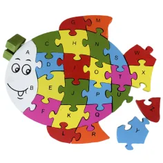 ABC - 123 Fischbaum Lernpuzzle Bild 3