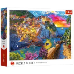 Abendspaziergang in den Cinque Terre 1000 Teile Puzzle - Trefl Bild 1