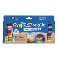 Acryl-Acrylmarker 18er-Set - Carioca