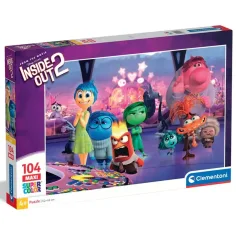 Alles steht Kopf 2 104-teiliges Maxi Supercolor Puzzle - Clementoni