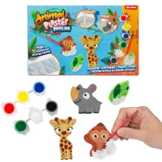 Animal Plaster: Tier- und Einhorn-Gipsform- und Malset in verschiedenen Varianten 1 Stück Bild 2