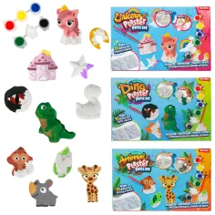 Animal Plaster: Tier- und Einhorn-Gipsform- und Malset in verschiedenen Varianten 1 Stück Bild 1
