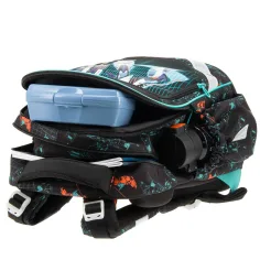 Ars Una: A.R.M.S. Schulranzen/Rucksack mit Robotermotiv, 33×43×22 cm Bild 2