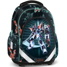 Ars Una: A.R.M.S. Schulranzen/Rucksack mit Robotermotiv, 33×43×22 cm
