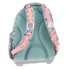 Ars Una: Cute Animals Tea Party mit Katzenmotiv, ergonomischer Schulranzen/Rucksack 33×43×22 cm Bild 3