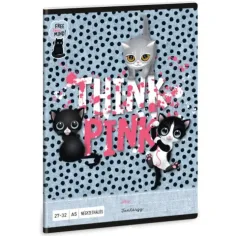 Ars Una: Think Pink kariertes Heft A/5 27-32