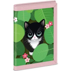 Ars Una: Think Pink Katzen-Geldbörse 9x12,5x2 cm