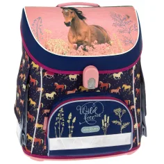 Ars Una: Wild und Frei kompakt ergonomischer Magnetverschluss Schulranzen, Rucksack 33x41x24cm