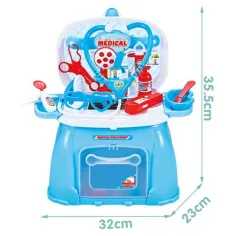 Arzt-Tisch-Set in tragbarem Sitz 32x23x35,5cm Bild 2