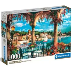 Blick auf den Comer See 1000 Teile HQC Puzzle - Clementoni