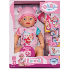 Baby Born: Emma interaktive Puppe Set mit Zubehör 43 cm - Zapf Creation Bild 3