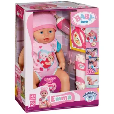 Baby Born: Emma interaktive Puppe Set mit Zubehör 43 cm - Zapf Creation Bild 1