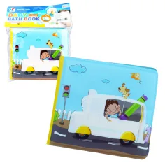 Baby-Buch: Fahrzeuge weiches Planschbuch 14x13cm