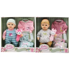 Baby Dream: Säuglingspuppe mit Plüschspielzeug in zwei Varianten
