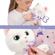 Baby Paw interaktive Plüschfigur – Weiße Katze Bild 3