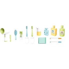 Badezimmerwaschbecken in Blau mit Licht und Ton, 16-teiliges Set Bild 3