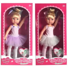 Ballerina Puppe in zwei Varianten mit Zubehör