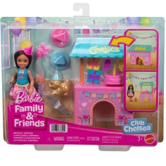 Barbie: Chelsea Geburtstagsfeier mit Puppe und Welpen – Mattel