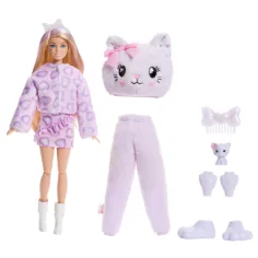 Barbie: Cutie Reveal Überraschungspuppe – Katze – Mattel Bild 2