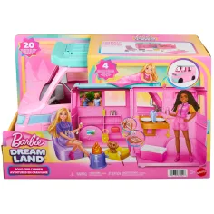 Barbie Dream Land Road Trip Wohnmobil mit 20 Zubehörteilen – Mattel