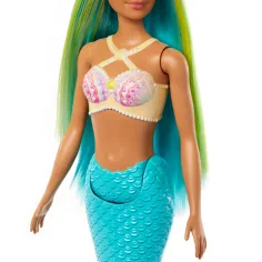 Barbie Dreamtopia: Meerjungfrau Puppe mit blauen Haaren und Flosse - Mattel Bild 4