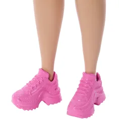 Barbie Fashionista Freundinnen stilvolle Modepuppe mit Sternenmusterkleid - Mattel Bild 4