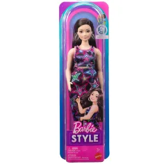 Barbie Fashionista Freundinnen stilvolle Modepuppe mit Sternenmusterkleid - Mattel