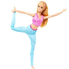 Barbie: Flexibler Yoga-Puppe mit blonden Haaren - Mattel Bild 3