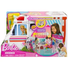 Barbie Pflegeklinik Krankenwagen - Mattel Bild 1