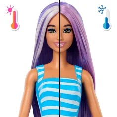 Barbie Reveal duftender Shaker-Serie mit lila Haarpuppe und Seepferdchen - Mattel Bild 4