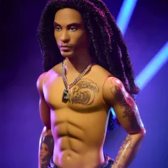Barbie: Signature Kenbassadors Lenny Kravitz Sammelpuppe 33 cm - Mattel Bild 2