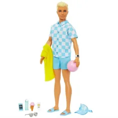 Barbie Der Film: Ken Strandpuppe mit Strandzubehör - Mattel