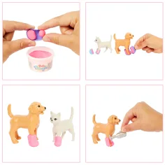 Barbie Tierarzt-Gipsklinik-Spielset mit rosa-haariger Puppe - Mattel Bild 3