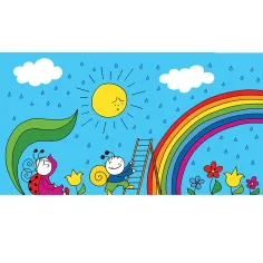 Bartos Erika: Bogyó und Babóca 1. - Der Regenbogen Diafilm