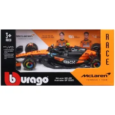Bburago: McLaren MCL39 F1 (2025) Rennwagen Metallauto Modell 1/43 (Lando Norris #4) Bild 1