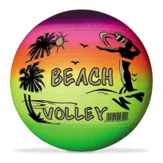 Strandball Regenbogenfarben Volleyball 216mm - Mondo Toys