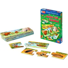 Beim Spielen lernen wir die Wildtiere Gesellschaftsspiel Bild 2