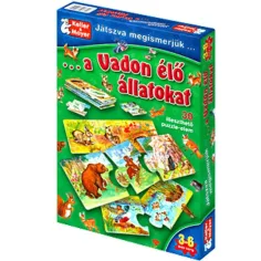 Beim Spielen lernen wir die Wildtiere Gesellschaftsspiel