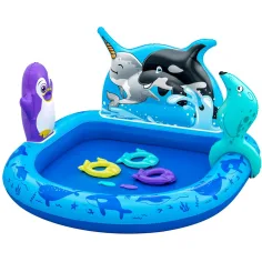 Bestway: Polar Pals aufblasbares Planschbecken 134×131×73 cm