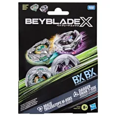 Beyblade X Brace Triceratops M-85BS und Dagger Dran 7-55R Kreisel Set - Hasbro