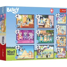 Bluey 10-in-1 Puzzle Set - Trefl Bild 1