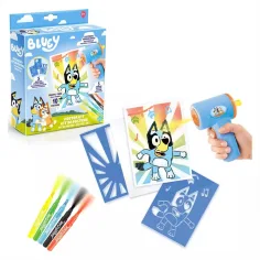 Bluey Airbrush Art Poster Set Bild 2