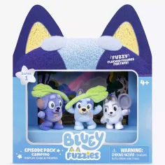 Bluey Fuzzies 3er-Set - Camping