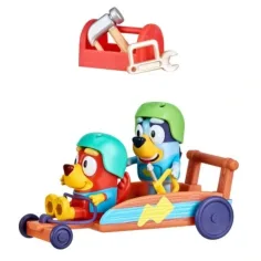 Bluey Gokart-Set mit 2 Figuren Bild 2