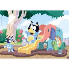 Bluey Hund rutscht 104-teiliges Supercolor Puzzle - Clementoni Bild 2